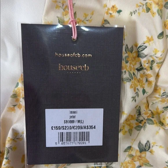 House of CB Imani floral mini dress - Picture 2 of 5